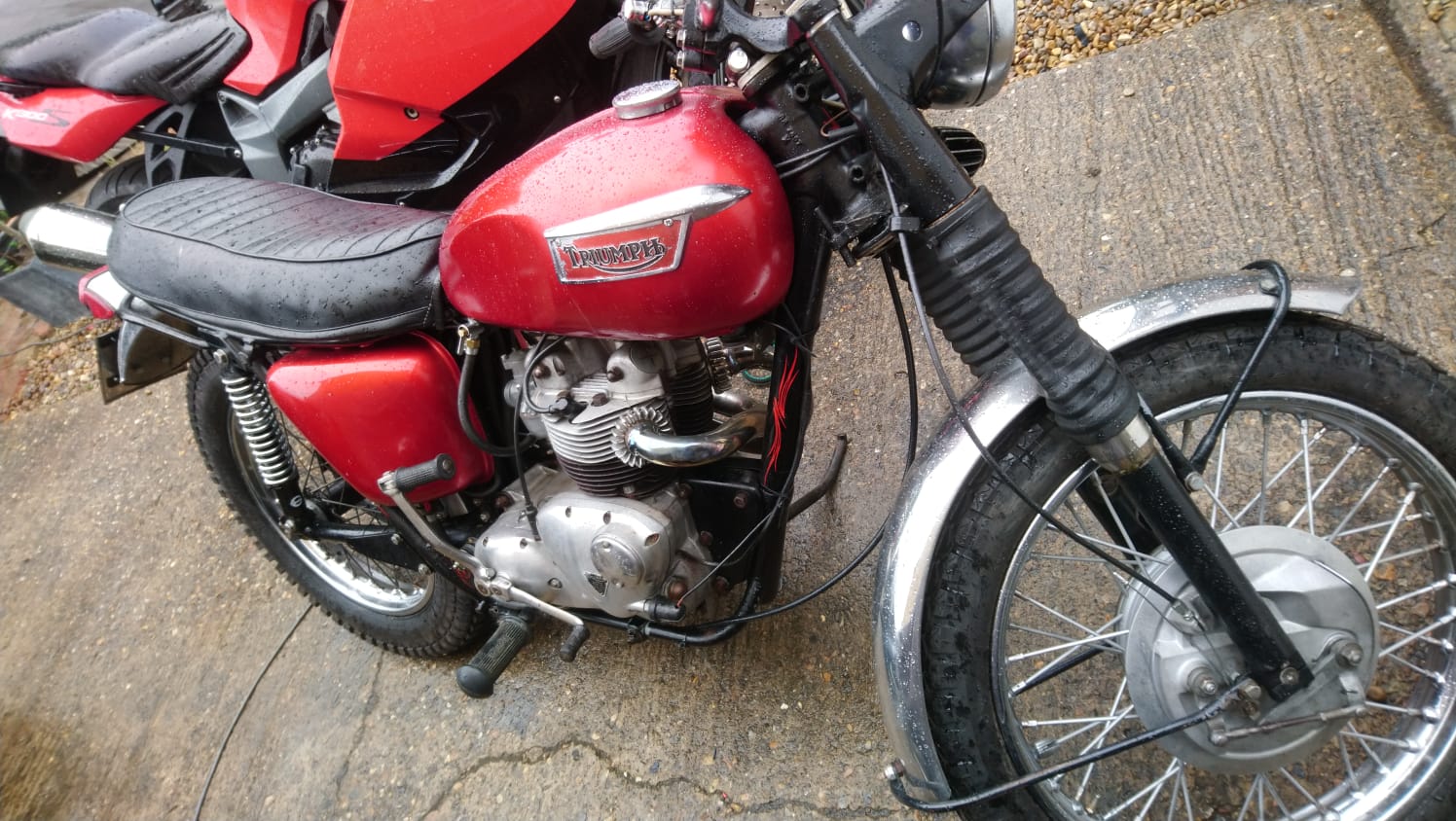 1969 Triumph T100C photograph 10