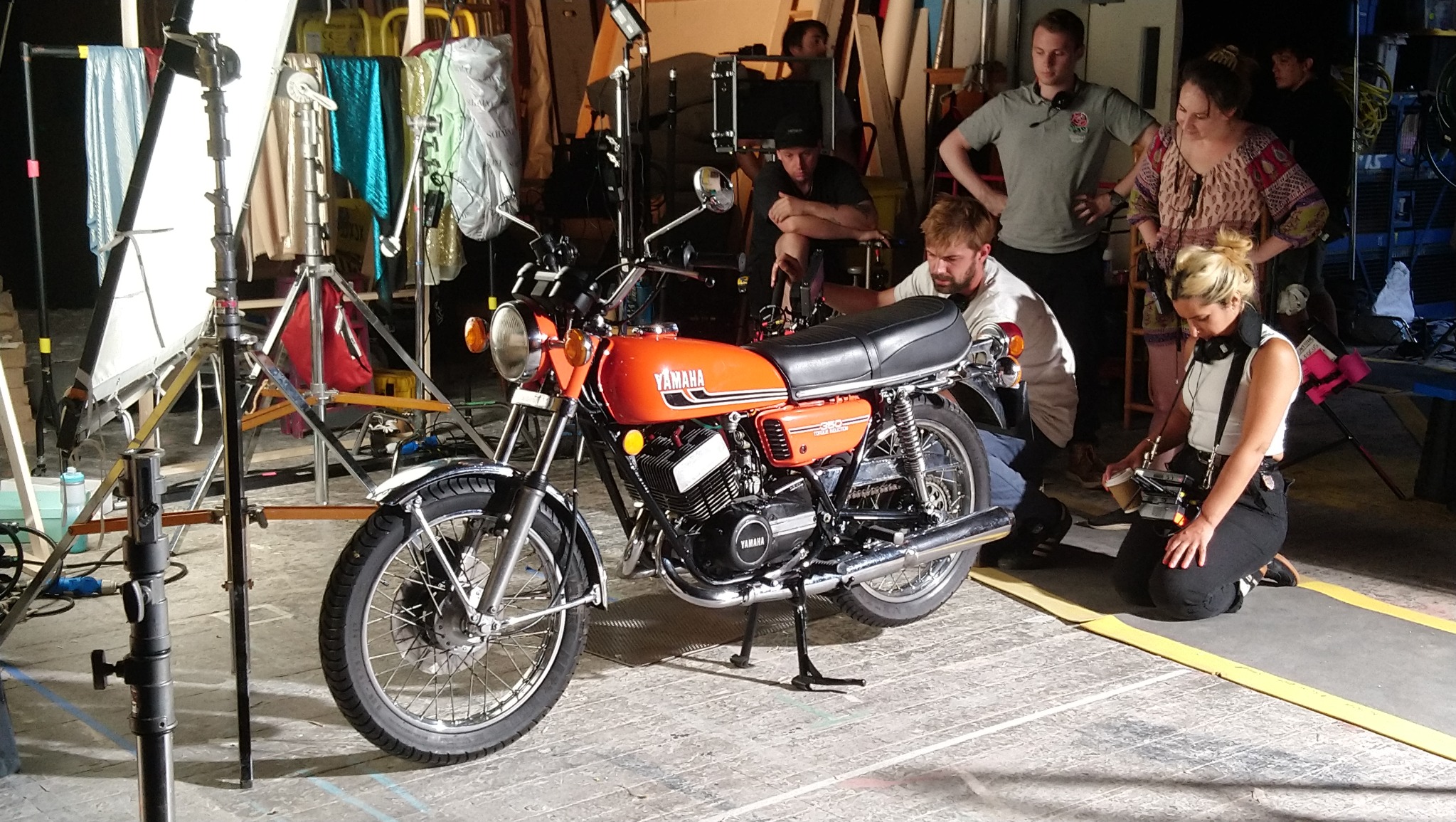1975 Yamaha RD350B photograph 11